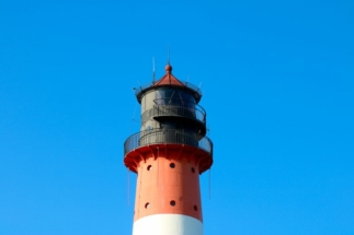 Leuchtfeuer des Leuchtturms Westerhever