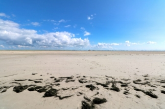 Westerheversand mit Leuchtturm